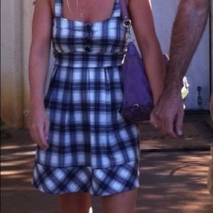 Plaid Babydoll Dress